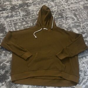 Aerie Tan Hoodie Sweater